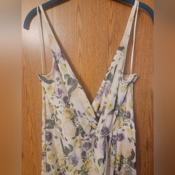 Abercrombie and Fitch Mesh Twist Wrap Maxi Dress XL - Picture 4 of 6